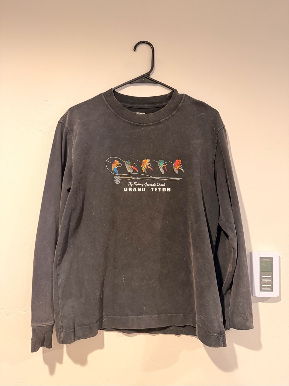 Abercrombie & Fitch Black Graphic Long-Sleeve Tee